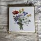 Dessous de plat vintage Villeroy & Boch – Carreau de faïence à fleurs