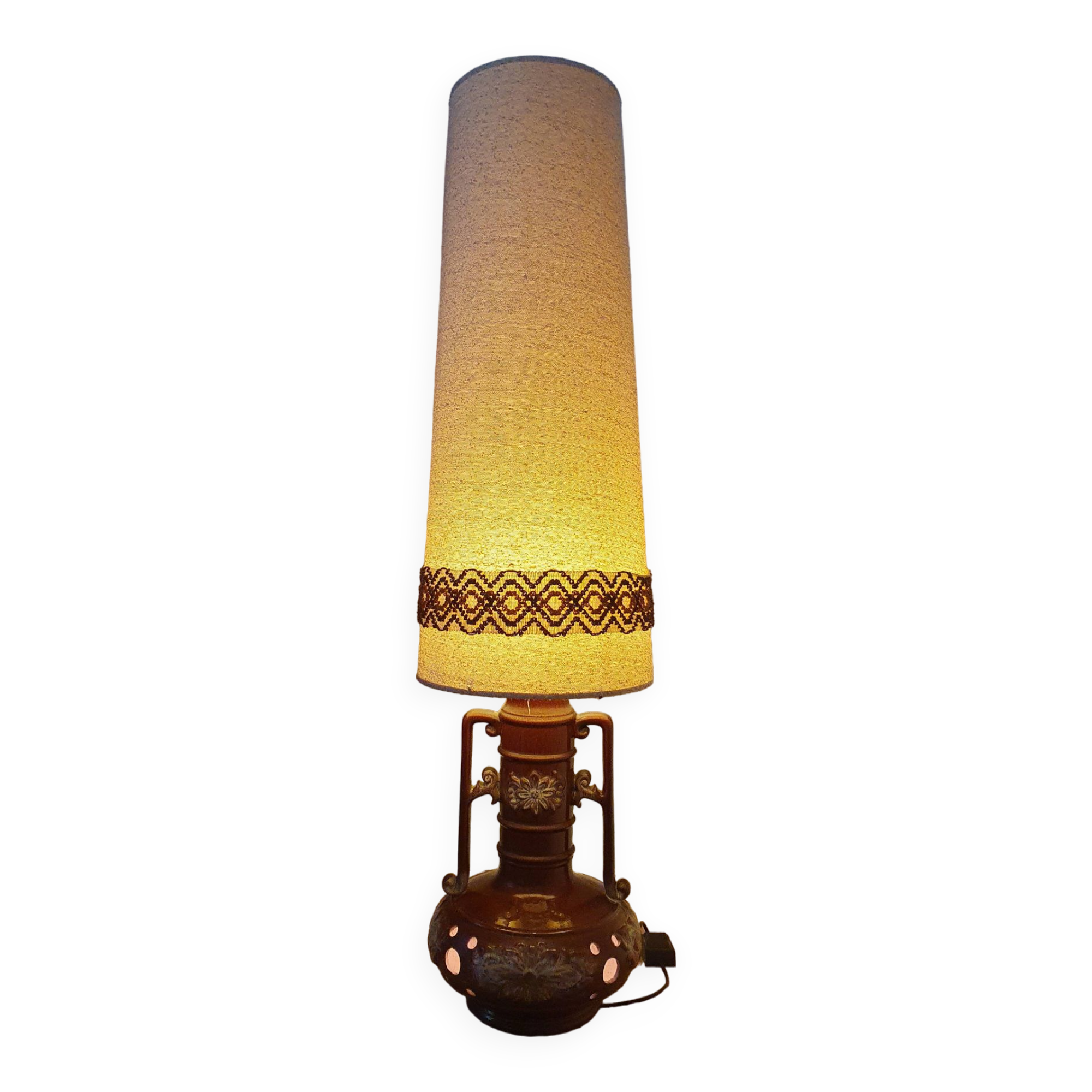 70's ceramic floor lamp