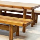 Pine dining set by Knud Friis & Elmar Moltke Nielsen for Friis & Moltke