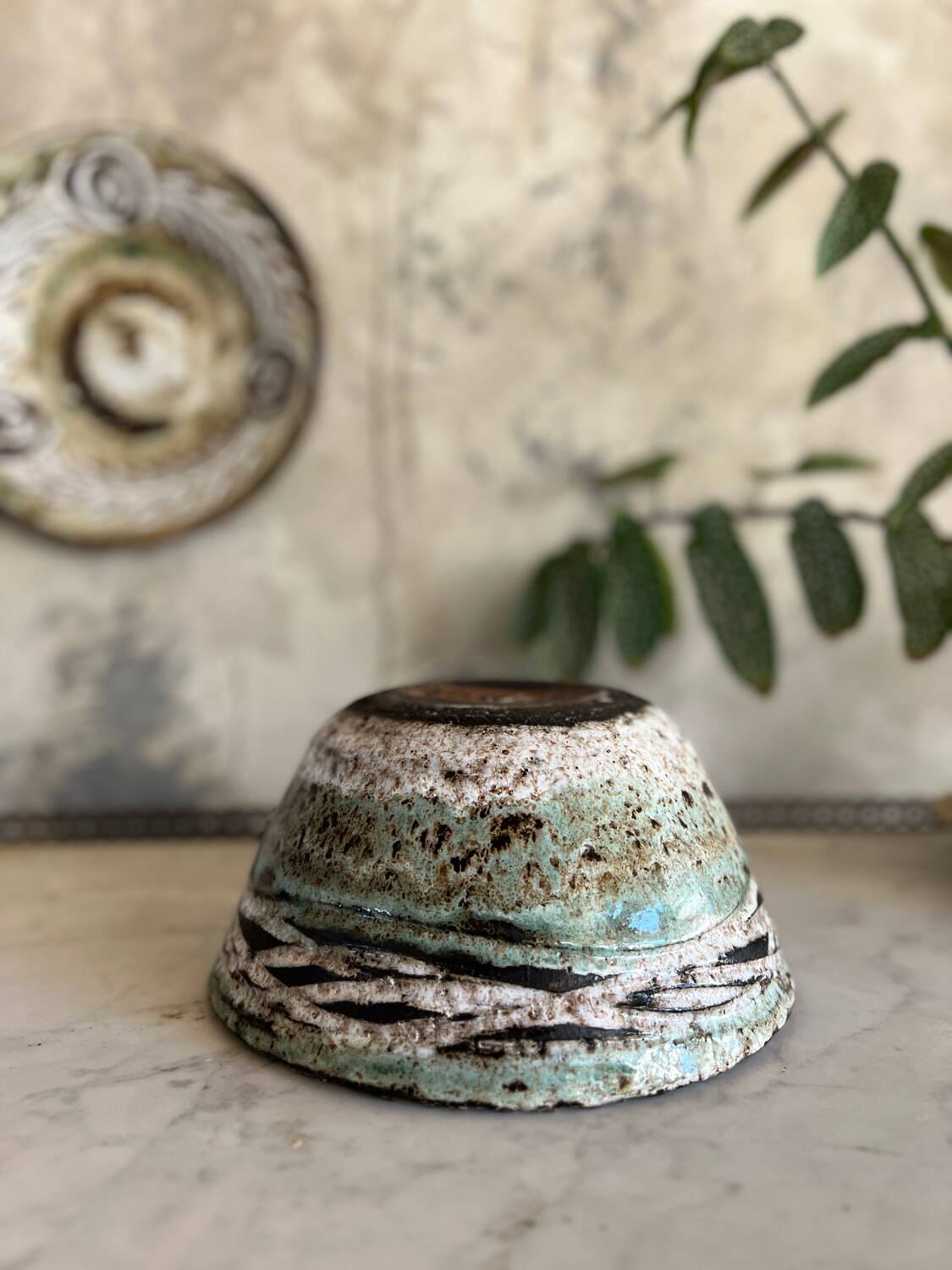 Ceramic salad bowl a. thiry