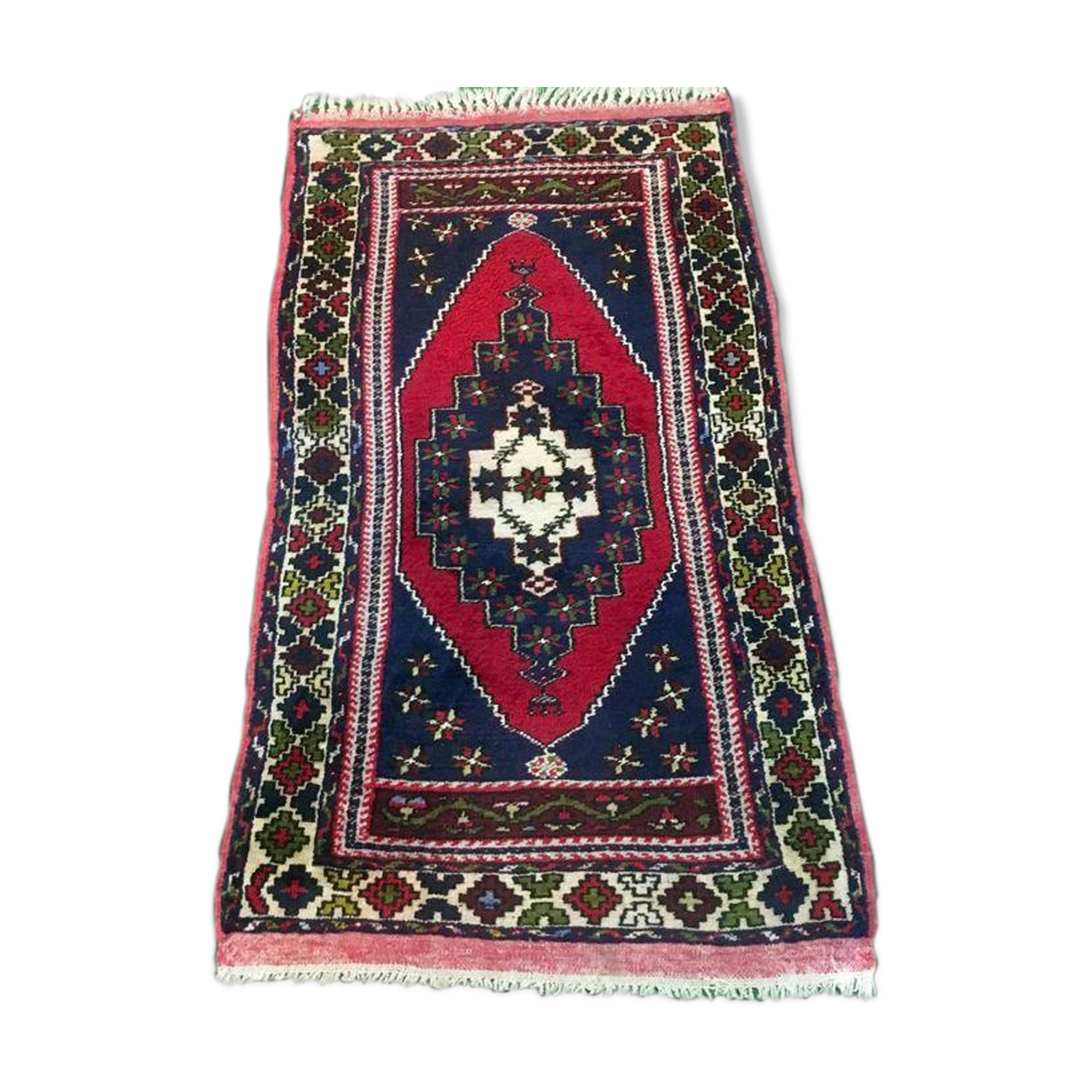 Rug Dagestan, 78 x 135 cm, Caucasus of time 1960