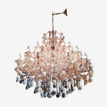 Chandelier with glass tassels