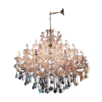 Chandelier with glass tassels