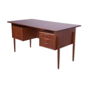 bureau en teck autoportant