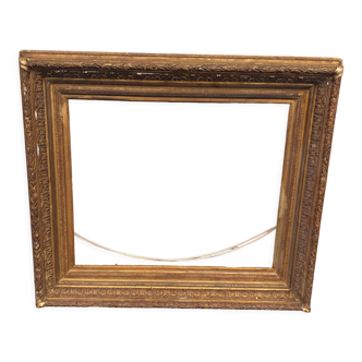 Large barbizon gilded wood frame