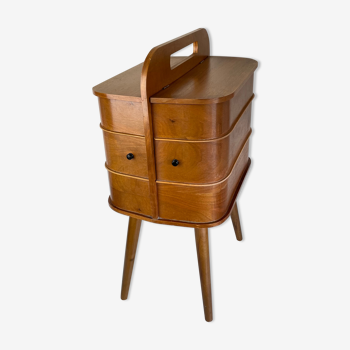 Travailleuse vintage danoise, milieu du siècle moderne 60-70s