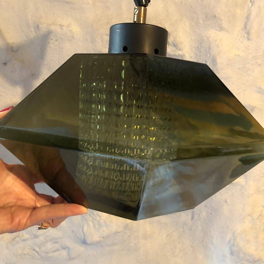 SCANDINAVIAN GLASS PENDANT PENDANT BY CARL FAGERLUND, 1960s