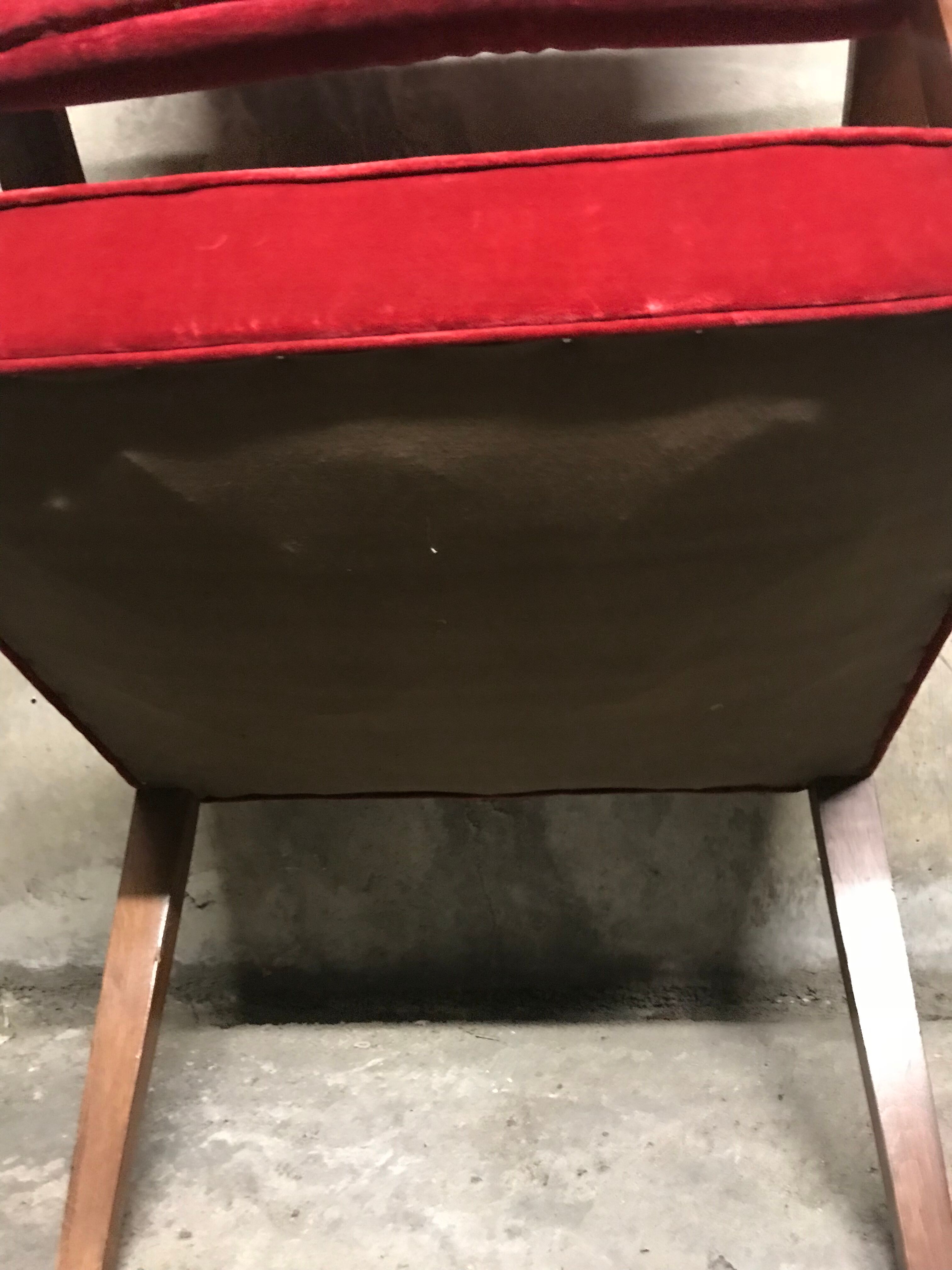 Art deco desk armchair