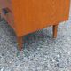 Vintage chest of drawers in gilded oak from the 50s 3 drawers feet bobbin