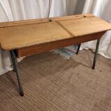School desk table with locker 1960