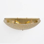 Pair of Mid Century Modern Murano Glass Shell Sconces