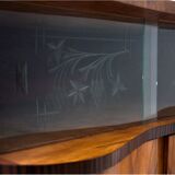 Art Deco glass chest of drawers, Poland, 1950s. After renovation.