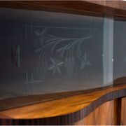 Art Deco glass chest of drawers, Poland, 1950s. After renovation.