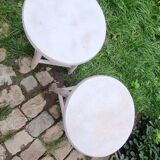 Pair of wooden stools