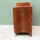 Bedside table, 1950s, walnut veneer.