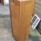 Filing cabinet with curtains