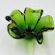 Biomorphic glass bowl from Murano attributed to Flavio Poli.