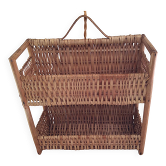 Wicker shelf