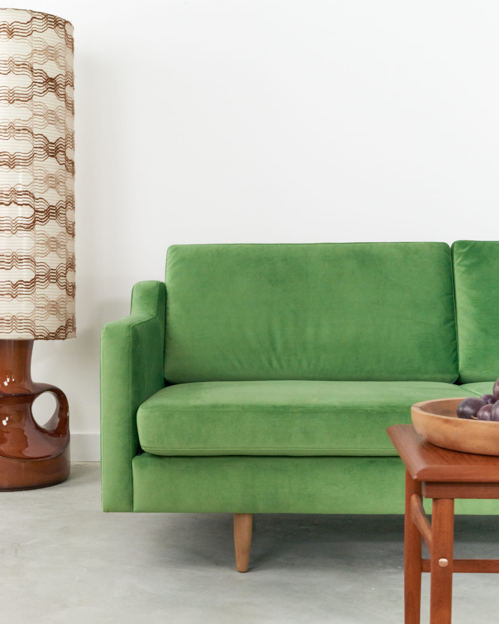 Sofa bodo green, scandinavian design