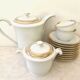Coffee service for 10 people in Limoges porcelain