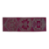 1970s Vintage Turkish Oushak Handmade Wool Cotton Purple Runner Rug 86x261