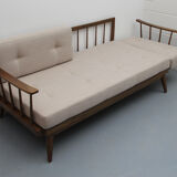 1950s daybed in beige, Wilhelm Knoll