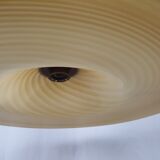 Lustre en verre de Murano et laiton avec double support