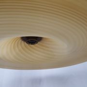 Lustre en verre de Murano et laiton avec double support