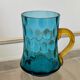 Mug cup Georges Sand Verrerie de Portieux XIX th century