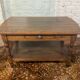 Old farmhouse console in solid oak