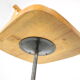Midcentury wood revolving chair, czechoslovakia, 1970s