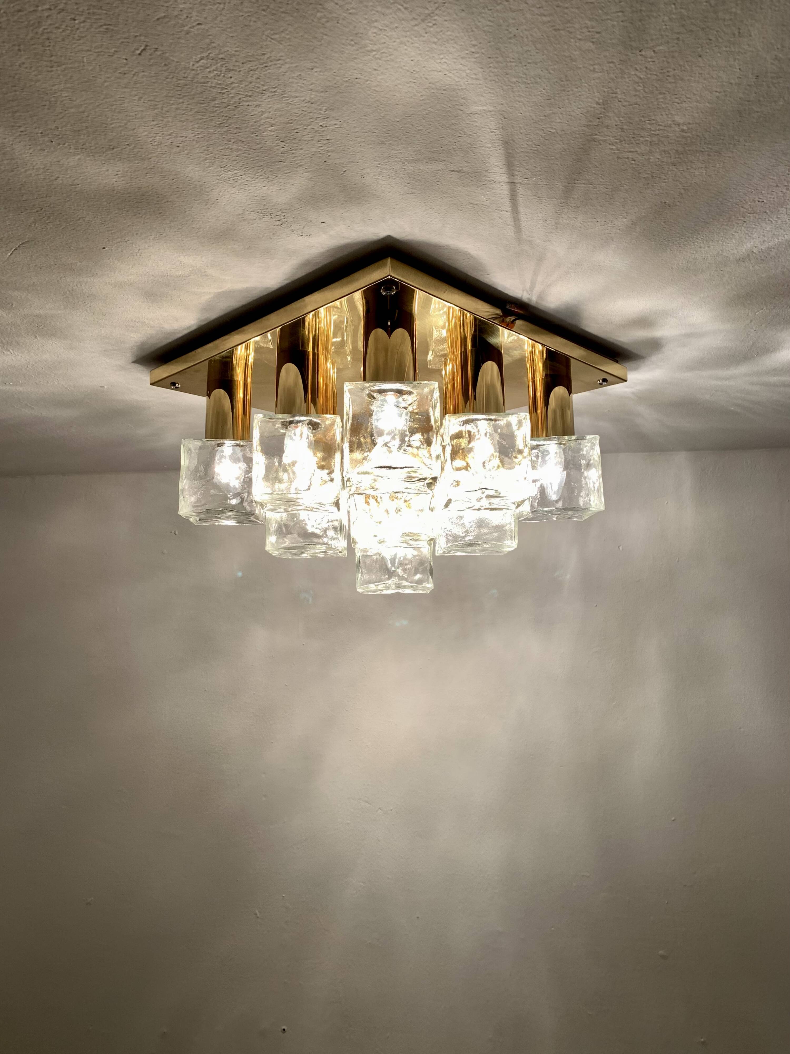 Ice Cube Flush Light by J.T. Kalmar