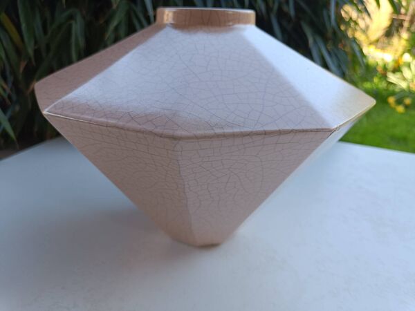 Vase saint Clément céramique craquelée