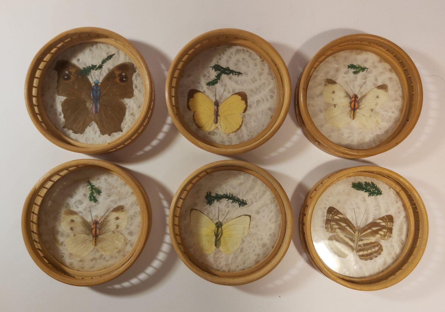 Top and coaster butterfly from the 70s