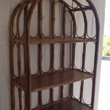 Rattan and canning shelf