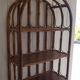 Rattan and canning shelf