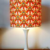 1970s orange bird tulip lamp