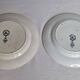 Pair of Royal Doulton plates 20.5 cm English earthenware Imari decoration 19th century