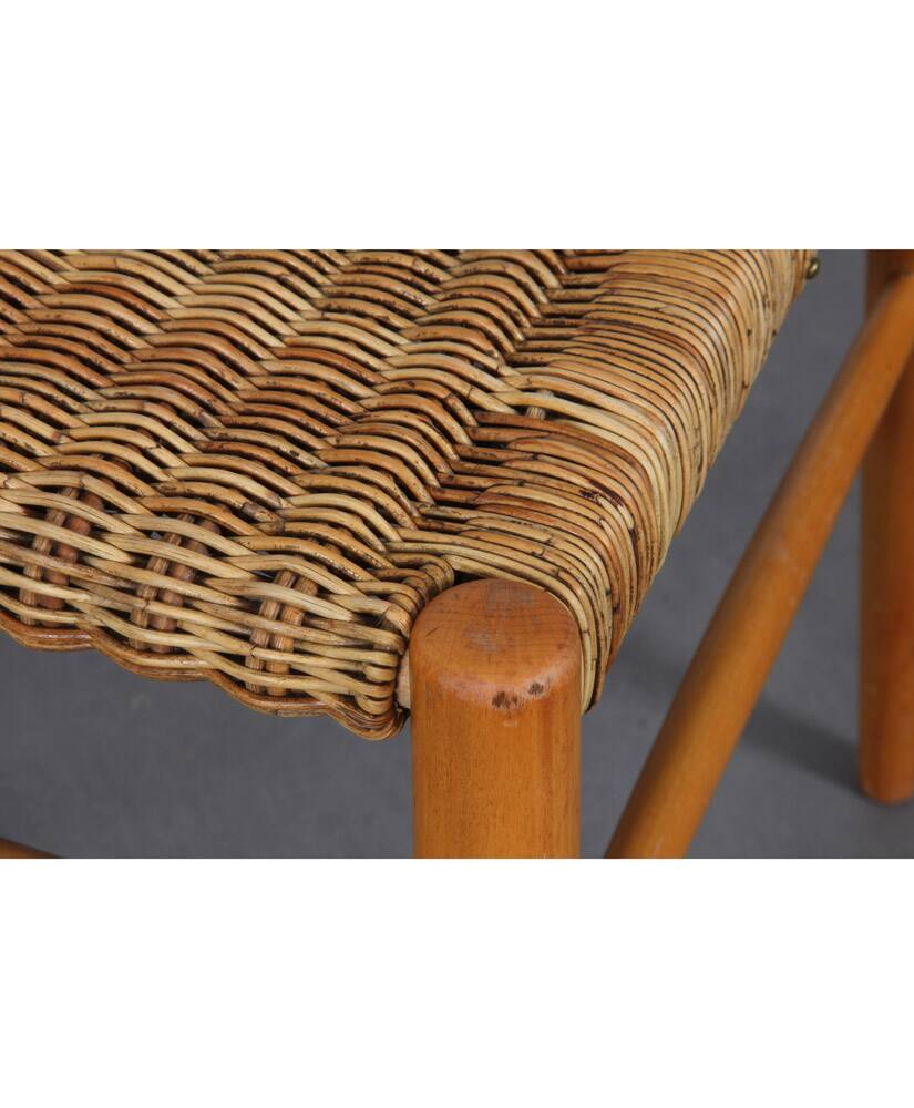 Set of 4 vintage wooden chairs produced by Krasna Jizba, 1960