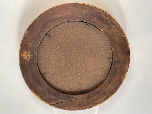 Vintage mirror gilded wood 1950