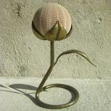 Original brass and sea urchin lamp