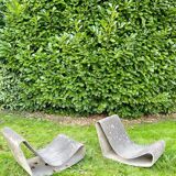 2 Willy Guhl Loop chairs