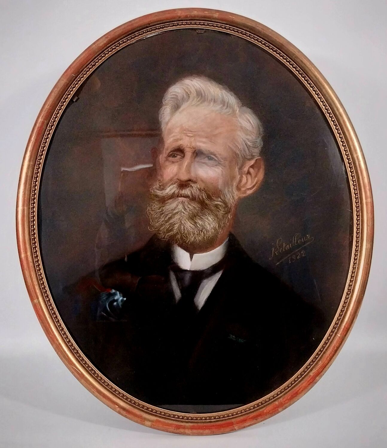 Pastel portrait, early twentieth century