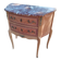 Commode ancienne marqueterie style louis xvi plateau marbre