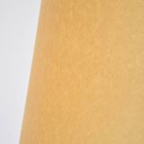 Duo of Le Tanneur lamps in leather and brass