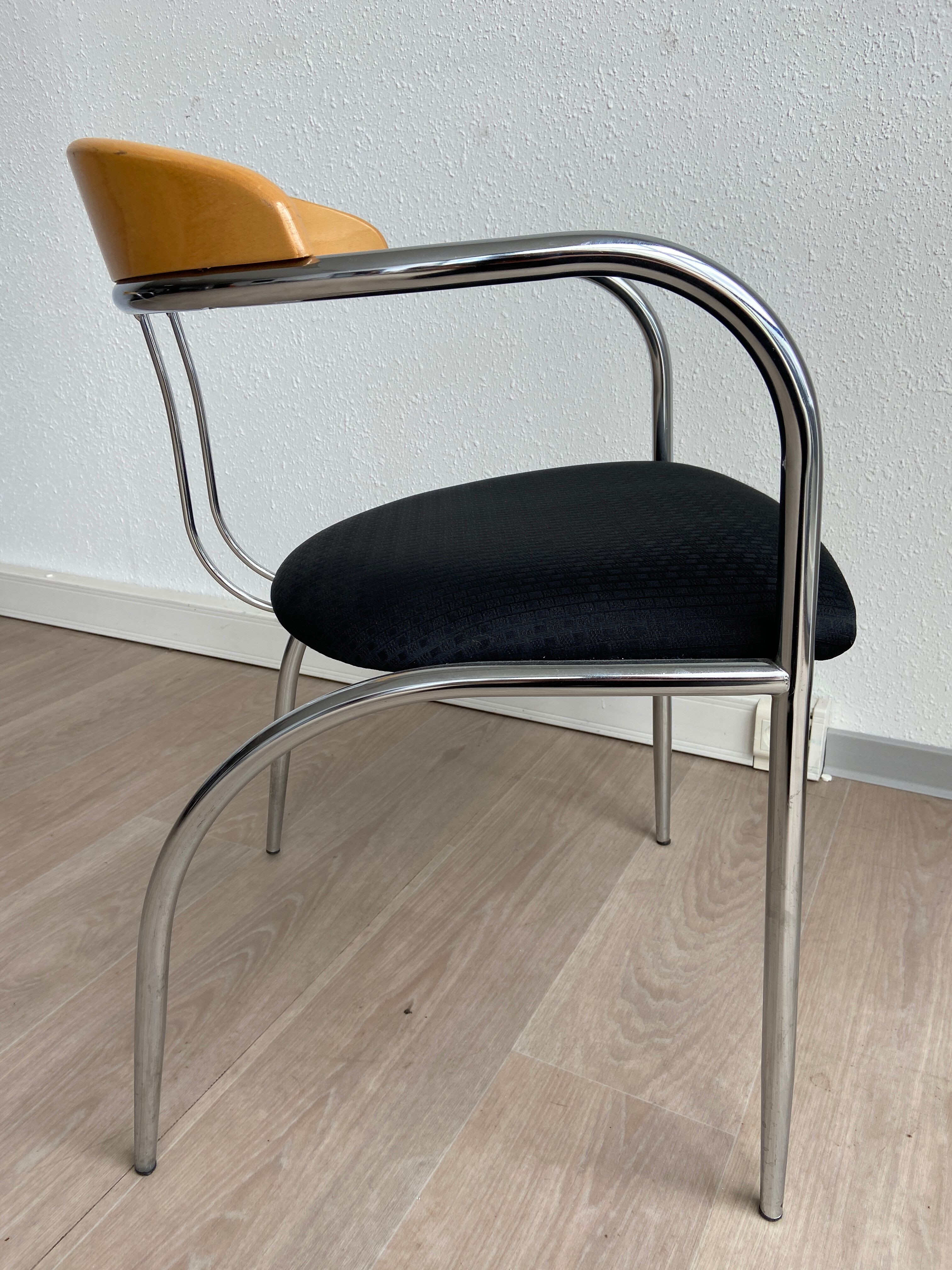 Pair of gondola design chairs