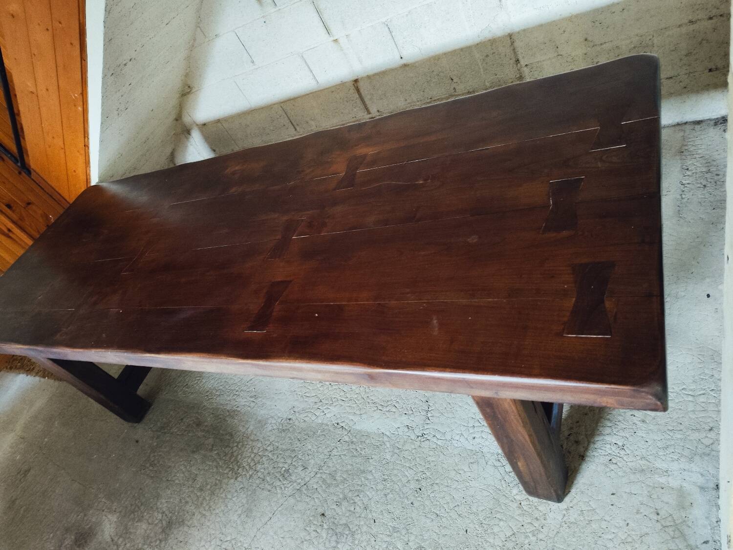 250 cm large farmhouse monastery table