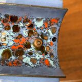 Vintage enamel candlestick