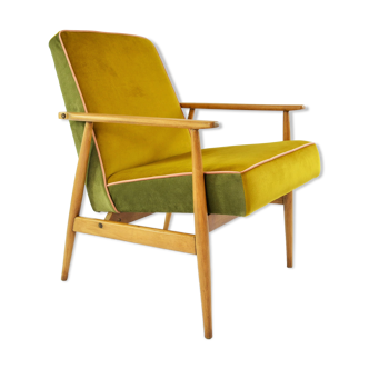 Yellow & green fox armchair