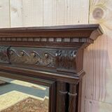 Renaissance style mirror - Henri II in walnut